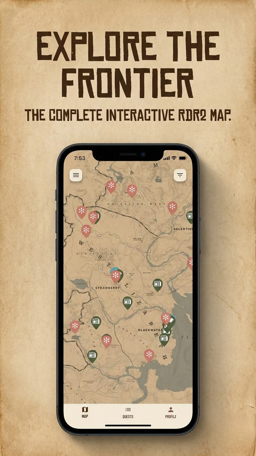 Map For RDR2 screenshot