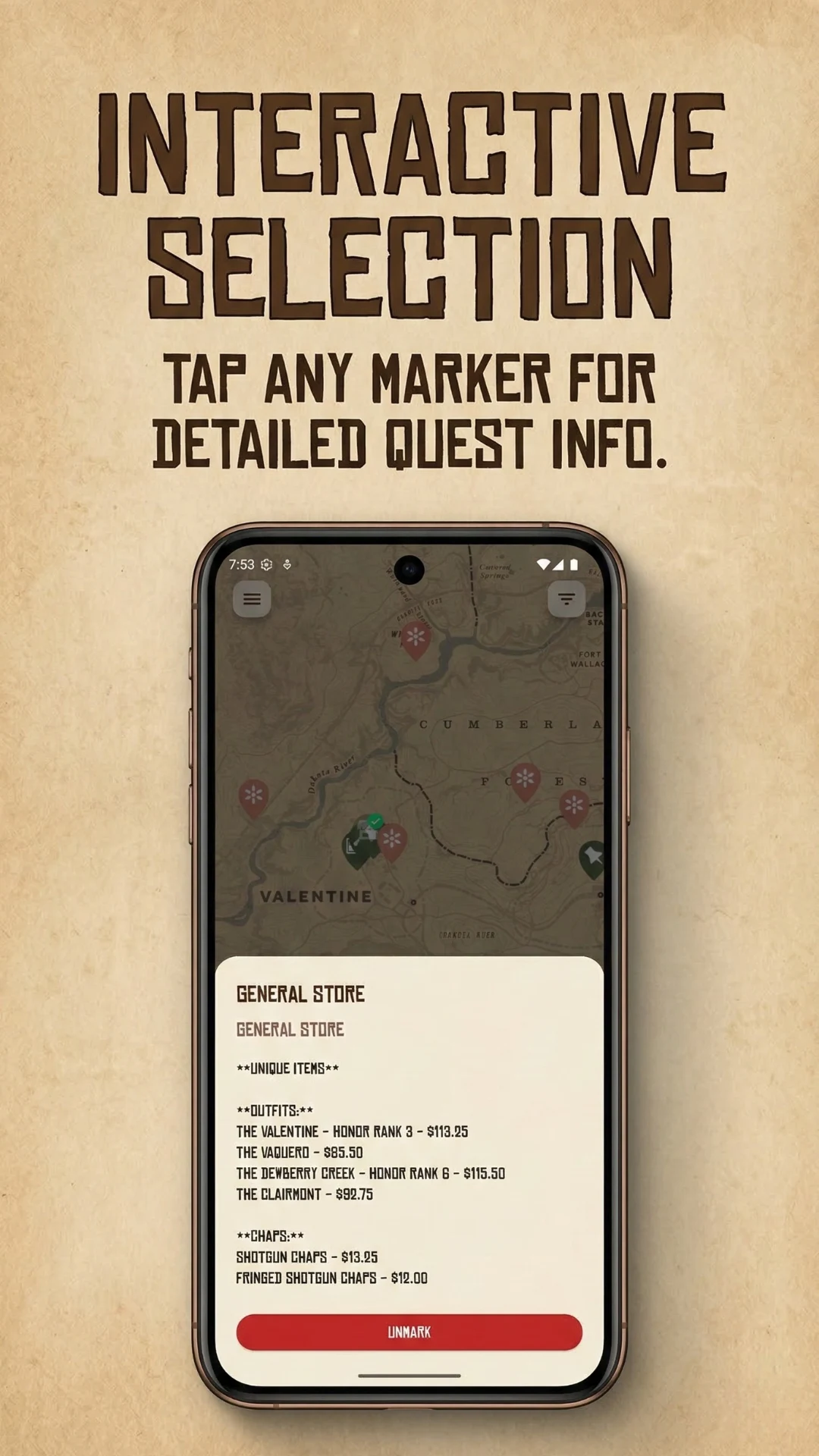 Map For RDR2 screenshot